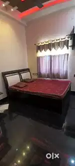 Double cot with storage and kurlon bed