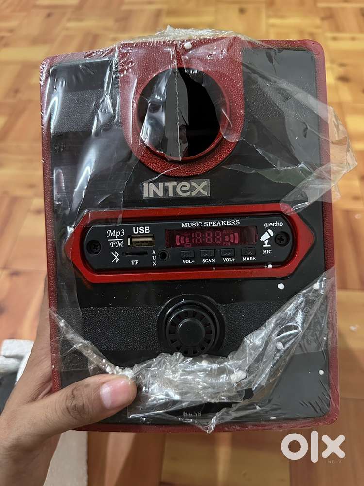  Intex Music Speaker  USB, FM, Bluetooth, Aux & Mic Support