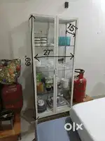 Glass door cabinet by ikea