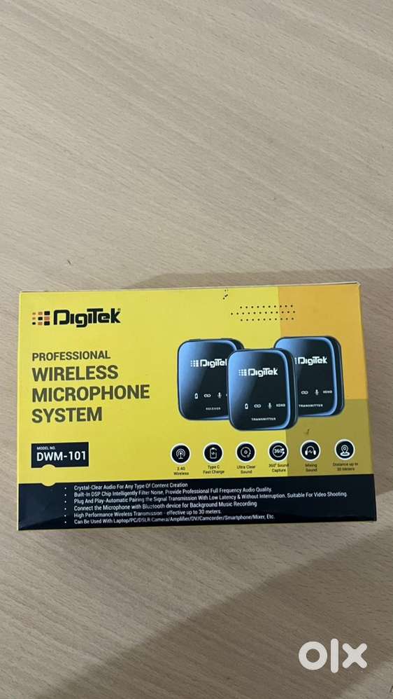 Digitek wireless mic, Noice reduction systum
