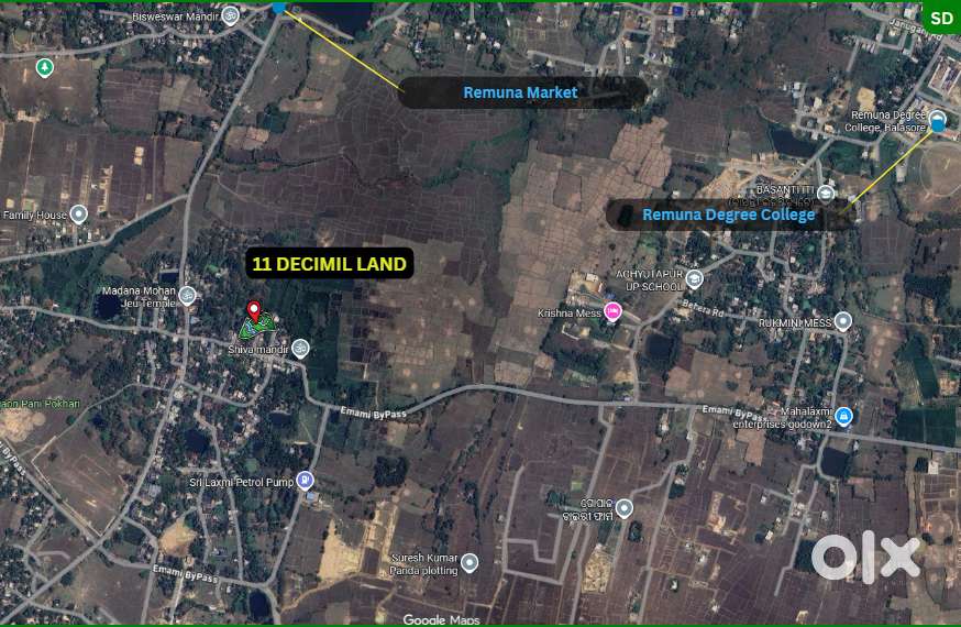 11 Decimil Residential Plot for Sale – Remuna Naraharipur