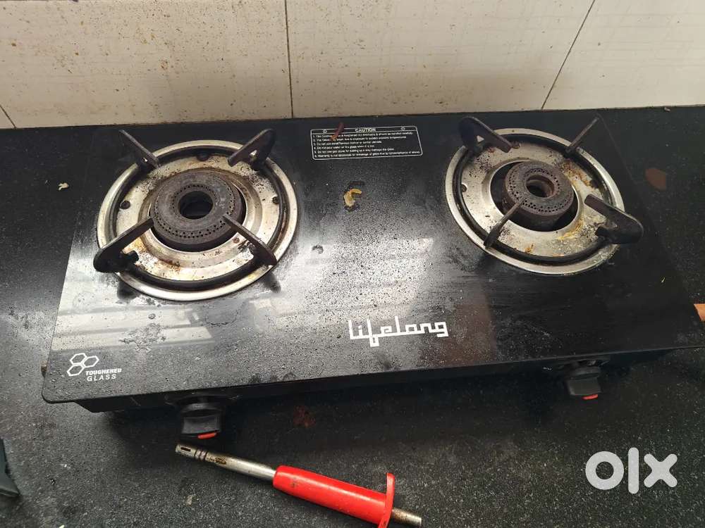 Gas stove less used