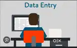 Simple typing data entry work main desk
