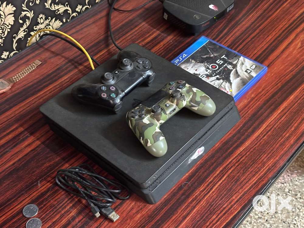 PS4 Slim 500GB with 2 controllers