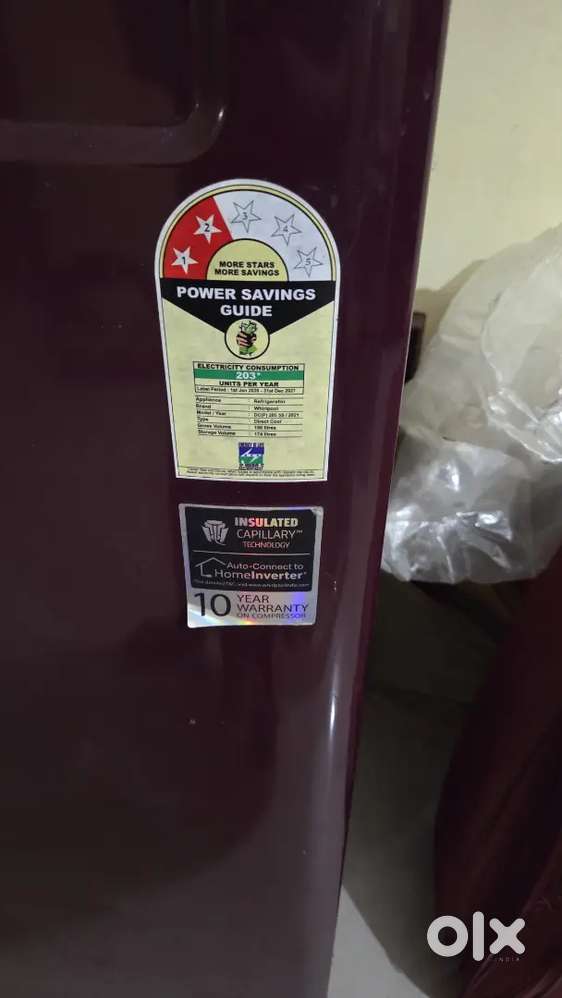 2 star fridge whirlpool