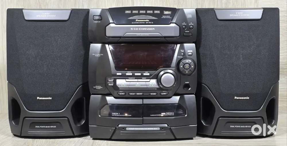 Epson shorPanasonic SA AK 15 music system cassette Aux BT and radio