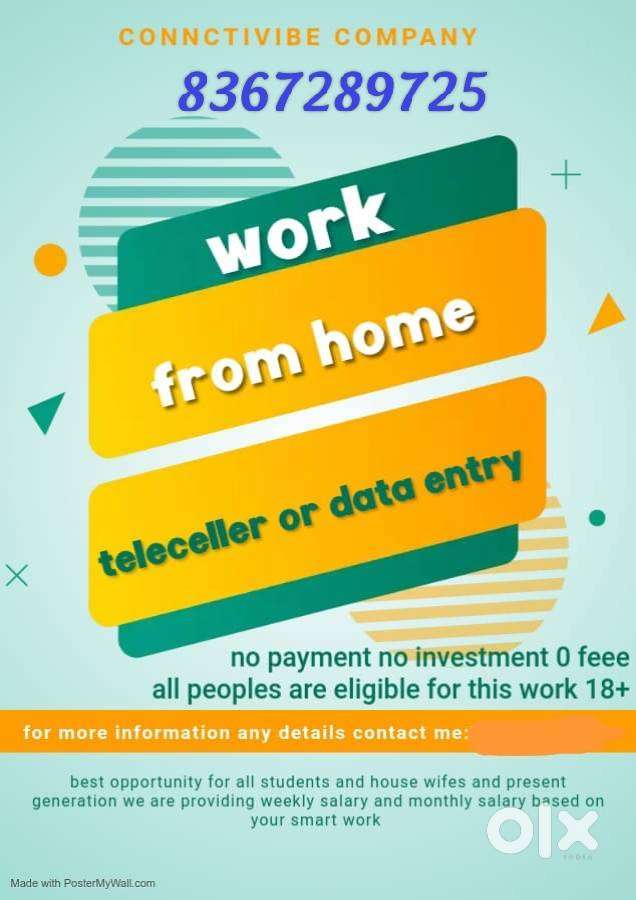 Tele calling part-time full time job