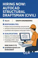 Hiring Now: AutoCAD Structural Draftsman (Civil)