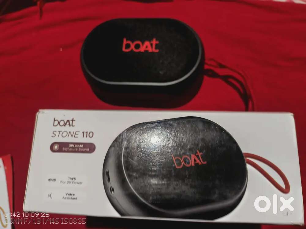 boAt Stone 110 Bluetooth Speaker  New , Unused  Box + Warranty Card