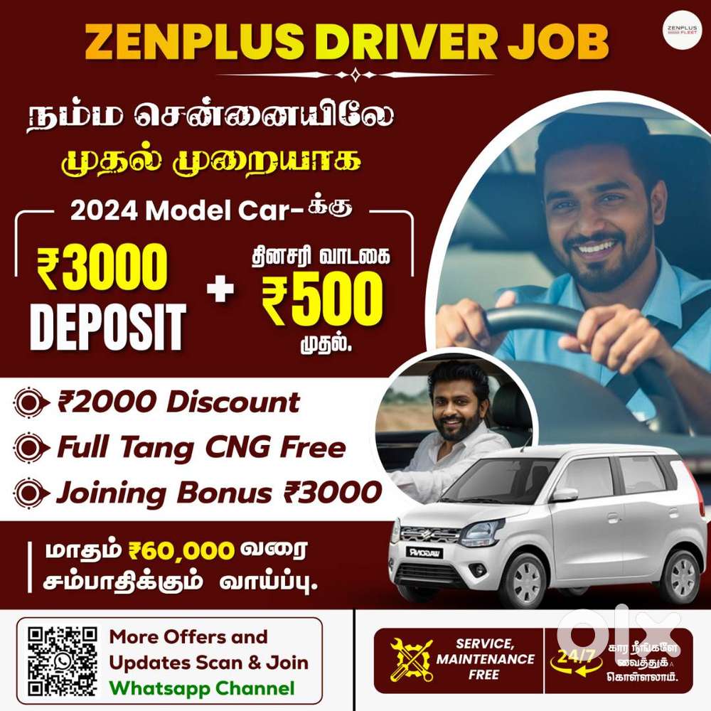 Zenplus Fleet - Velupanneer Groups Driver Job - Driver Wanted - Uber