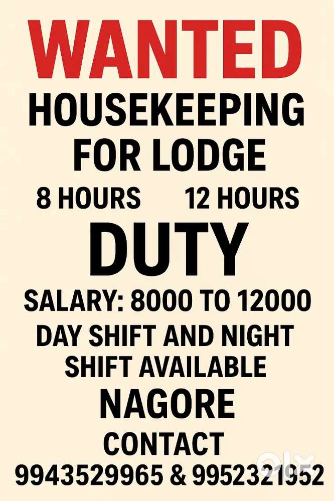 Housekeeping job