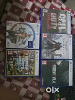 PS5 5 games disk