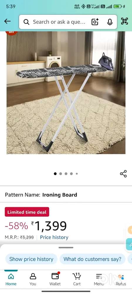 Ironing board