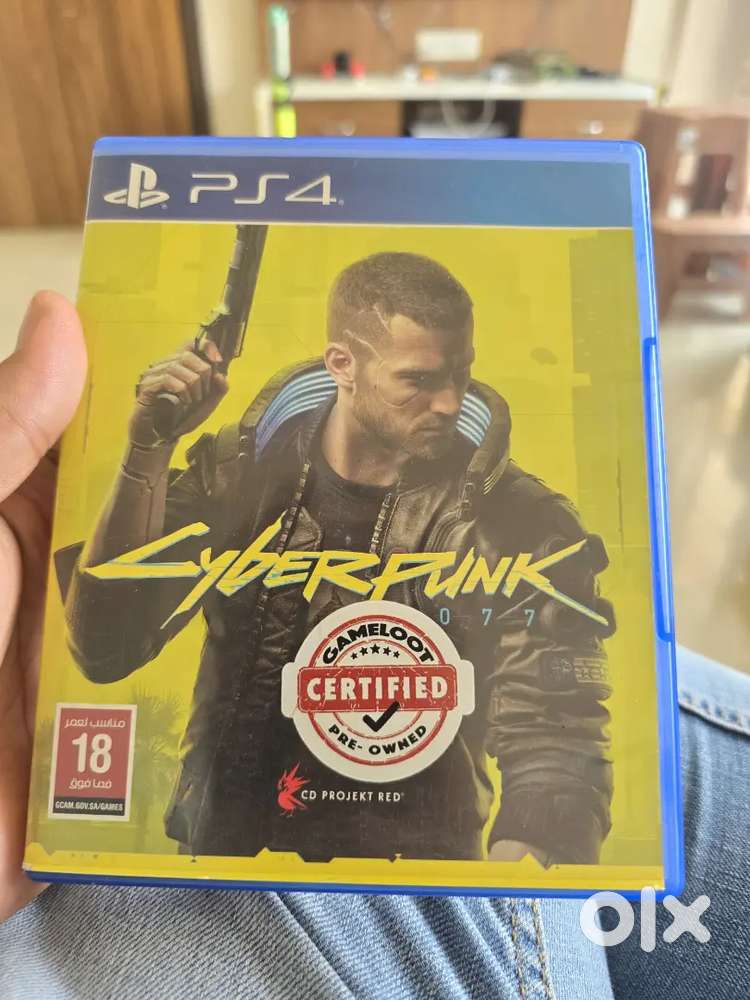 Cyberpunk 2077 ps4 game disk