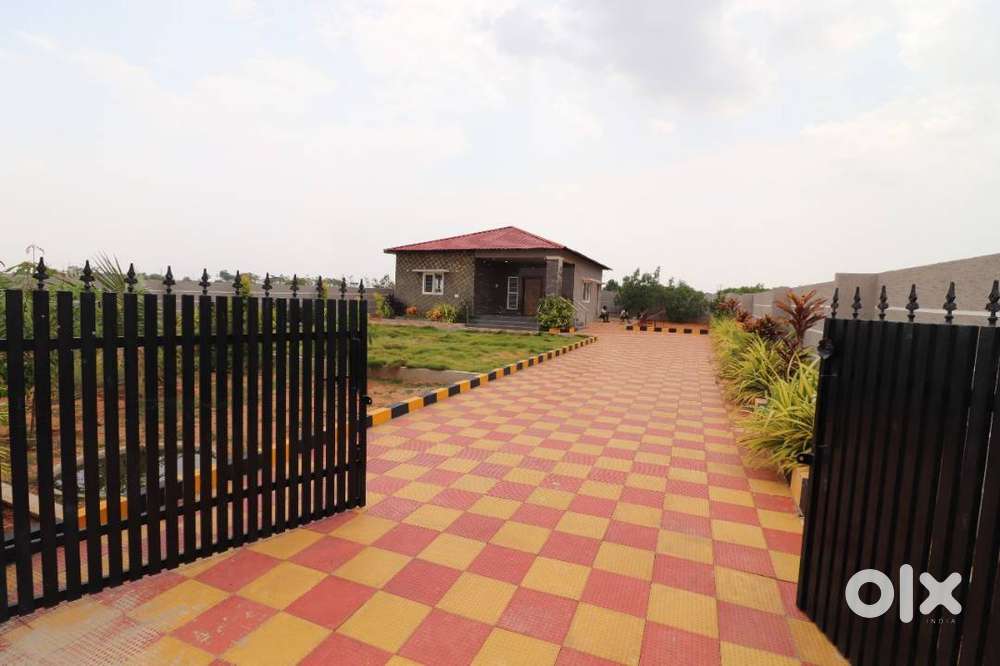 500 Sq Yards Farm Land for Sale Gated Community Clear Title Idea