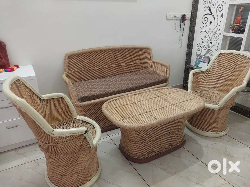Sofa set bamboo
