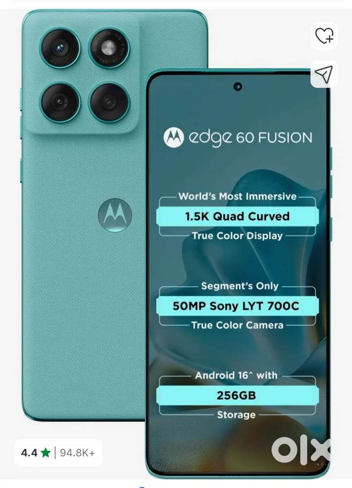 Moto edge 60 fusion 8/256 6000r cash