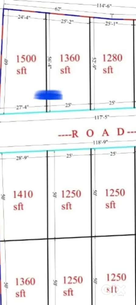 संतोषी नगर बोरिया खुर्द में प्लॉट