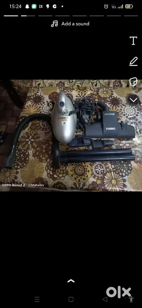Vacuum cleaner new condition