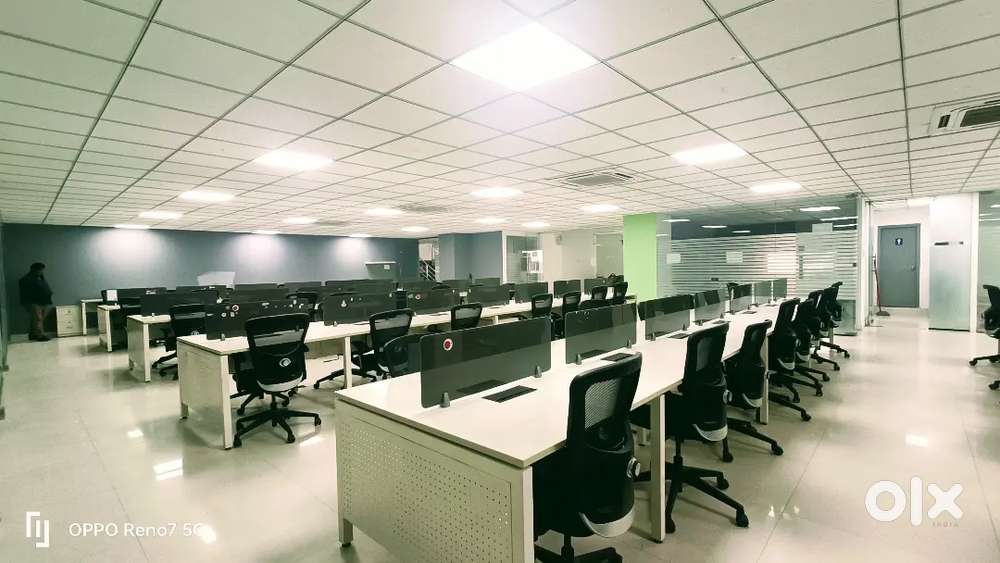 70 Workstations 5 Cabins 1 Conference plug and play office for Rent