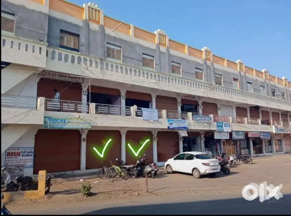 Two Shops in Developing area of Visnagar on sell
