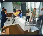 Office sitting job telly caller profile male female both