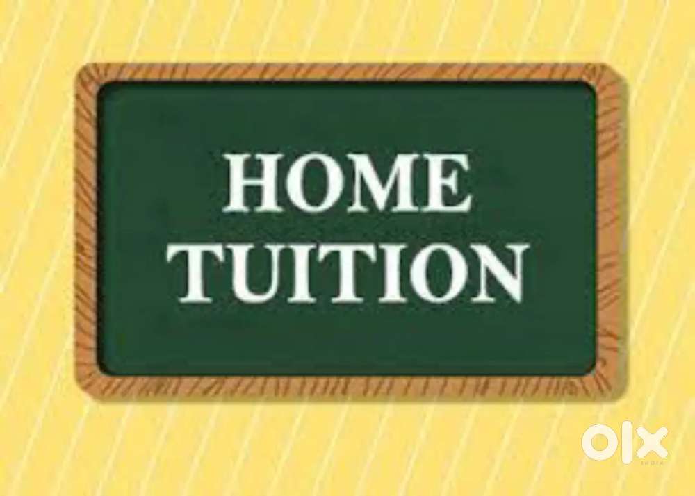Home tutor for class 1st to 10th English medium