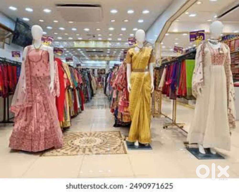 REQUIREMENT IN SAREE SHOWROOM IN LUCKNOW AREA !!