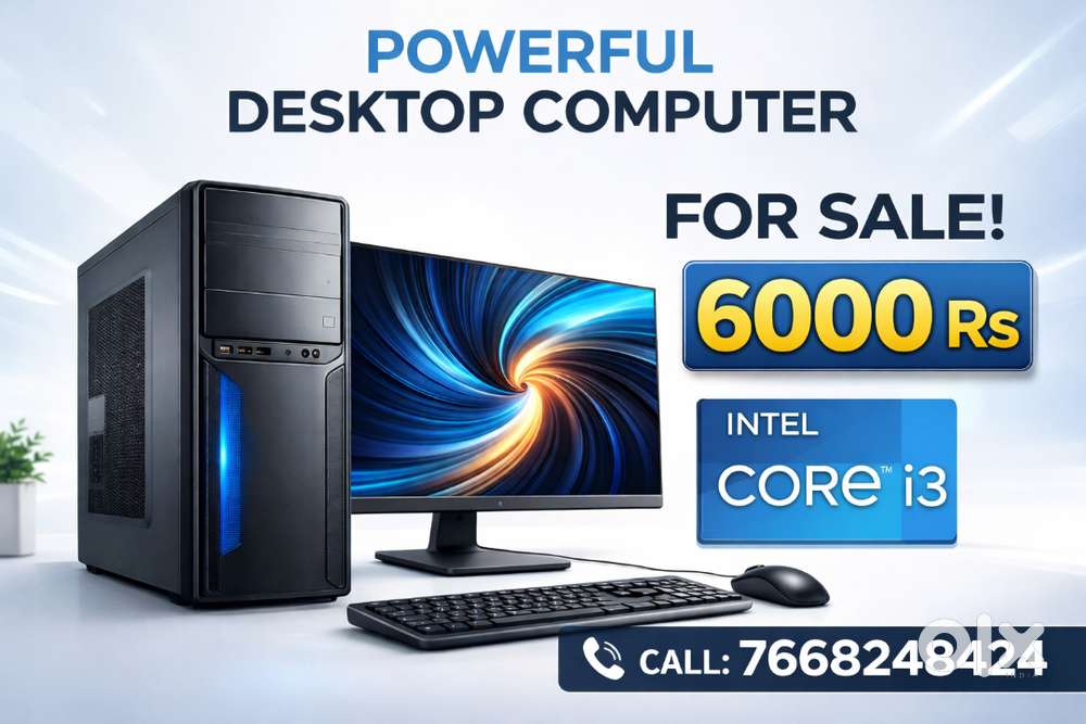 Destop Core i3,Ram 8gb only 2 Year Old
