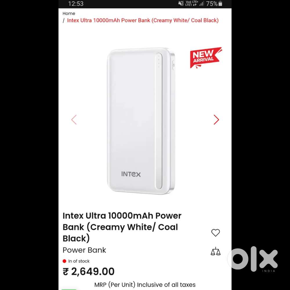 Intex new power bank