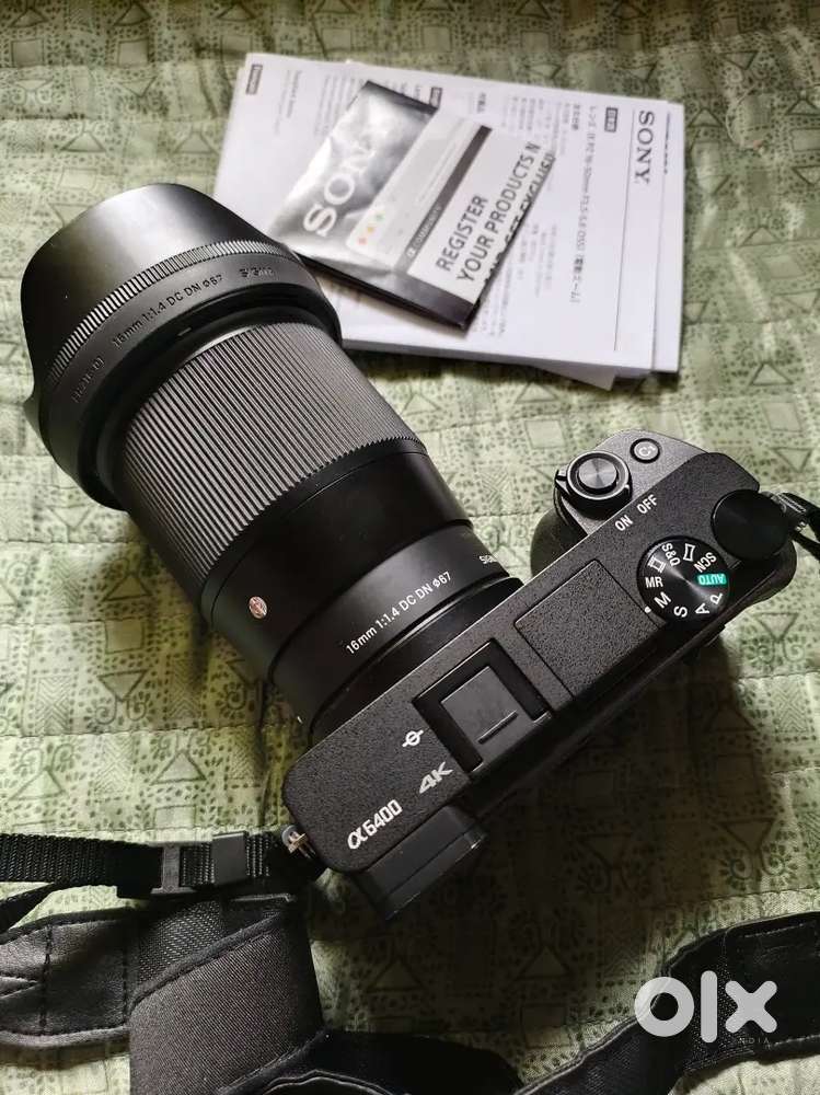 Sony a6400 APS-C with Sigma 16mm F1.4 DN DC.