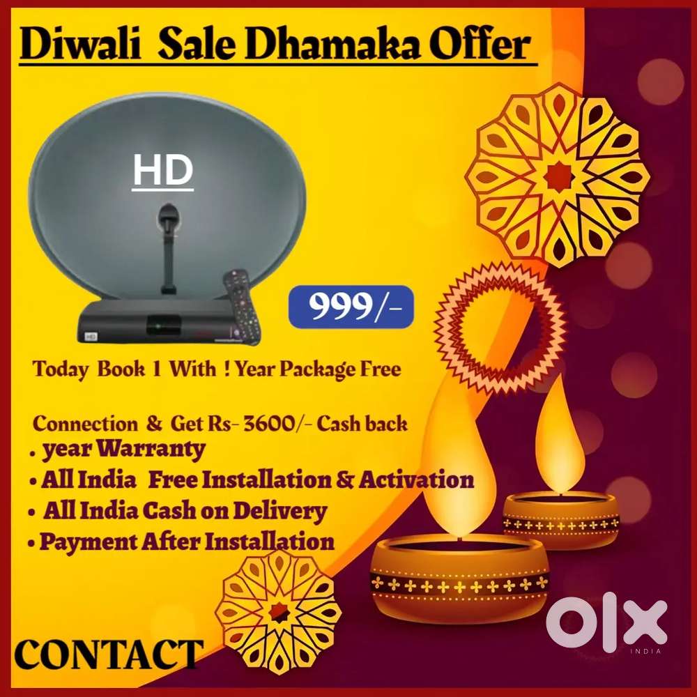 ALL DTH AVAILABLE ! AIRTEL DTH ! DISH TV ! VIDEOCON D2H ! SETUP BOX !,