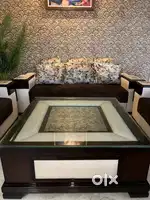 7 seater sofa and centre table