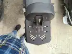 Back rest and support plate