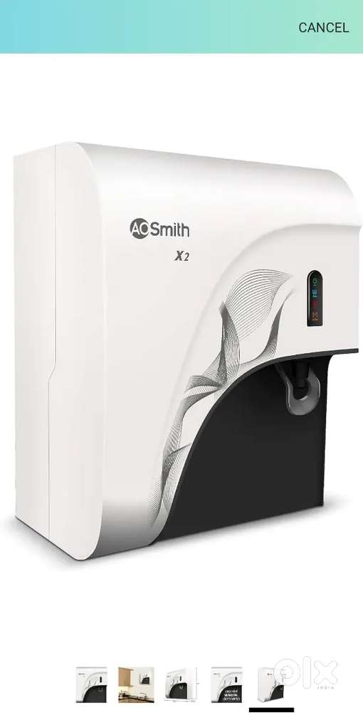 On sale AO Smith X2 UV UltraViolet+UF (Ultra Fine)Black Water Purifier