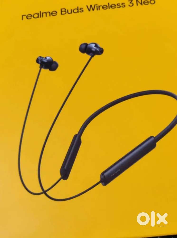 Realme Buds Wireless 3 Neo (Black) nice Condition Dual Device Pairing