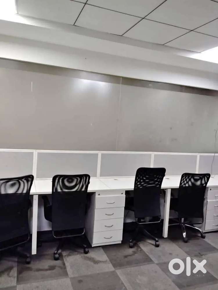 Fully Furnished Office Space For Rent In Noida.1Cabin+5Workstations.