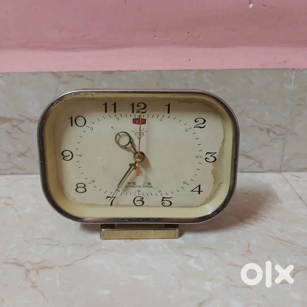 Diamond vintage antique clock