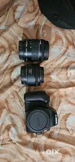 Camera with lens
