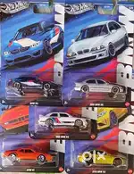 HOT WHEELS BMW SILVER SERIES 5 piece set