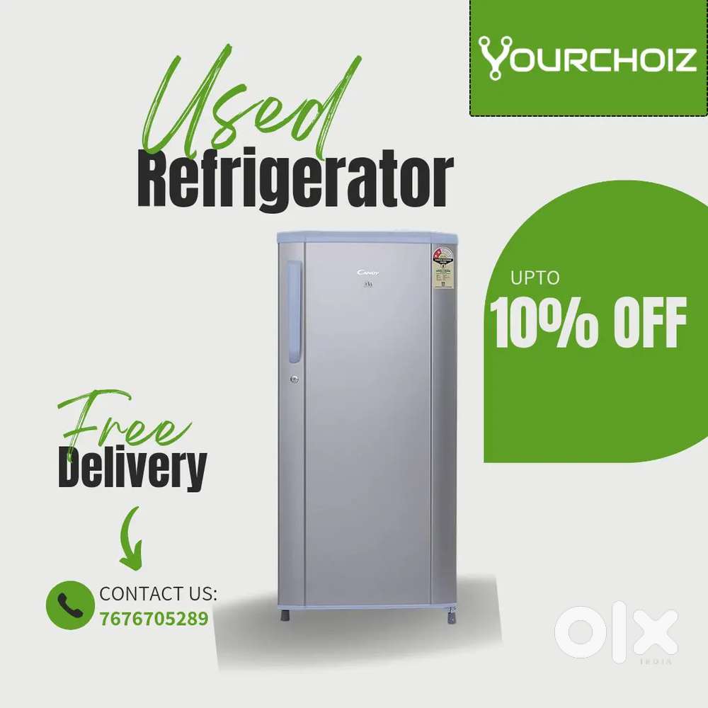 Candy single door fridge with warranty and service