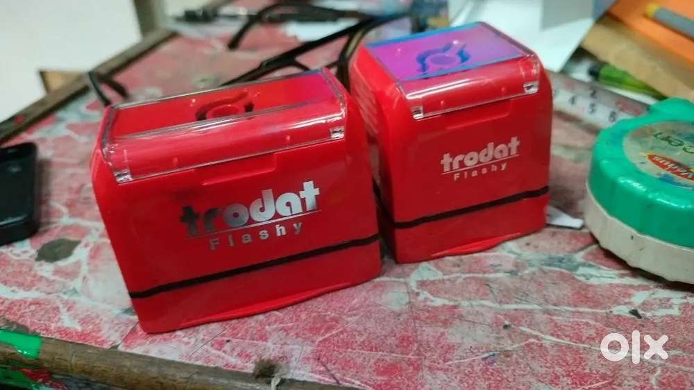 Instant rubber stamp