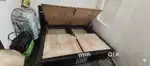Modern Designer Double Bed with Hydraulic Storage