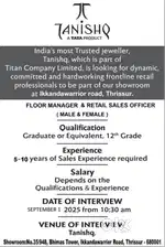 SALES EXECUTIVE AND FLOOR MANAGER