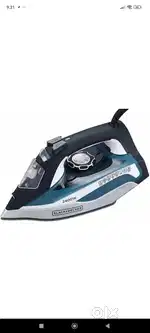 Black and Decker steam iron box 2400wats