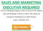 Sales and Marketing Executive/manager !! Urgent