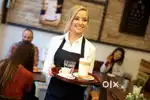 Waiter and Waiteress For Cafe