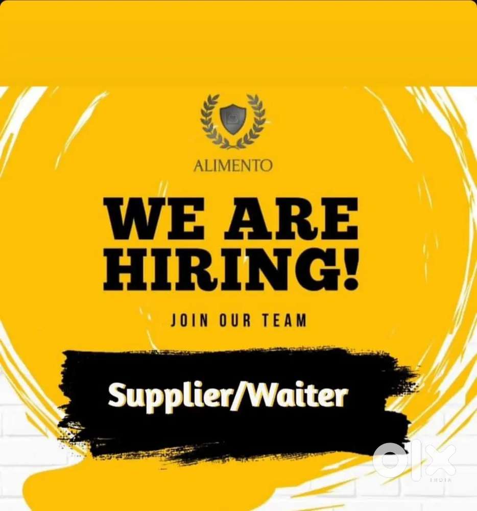 Wanted suppliers/waiters