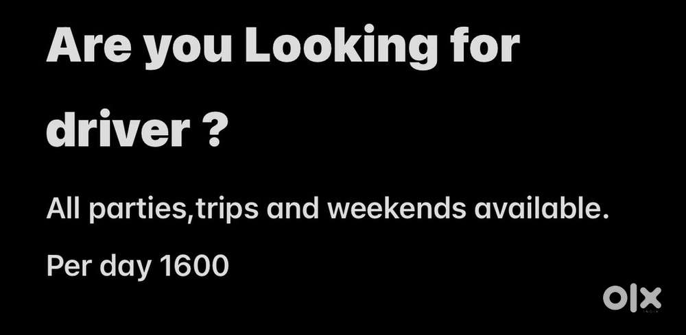 Driver available 24/7