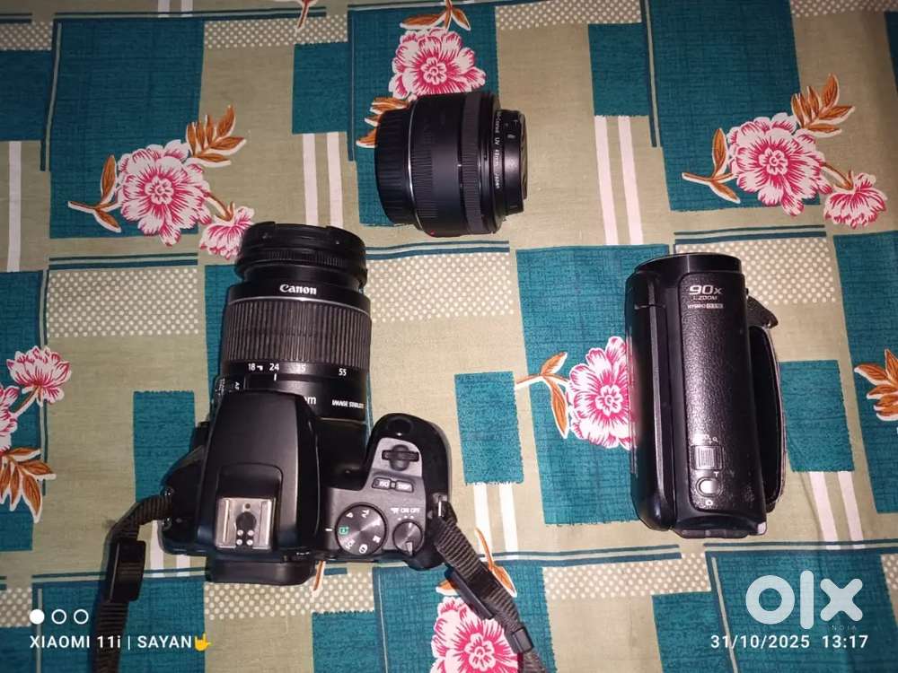 Dslr handi cam lench flash pota